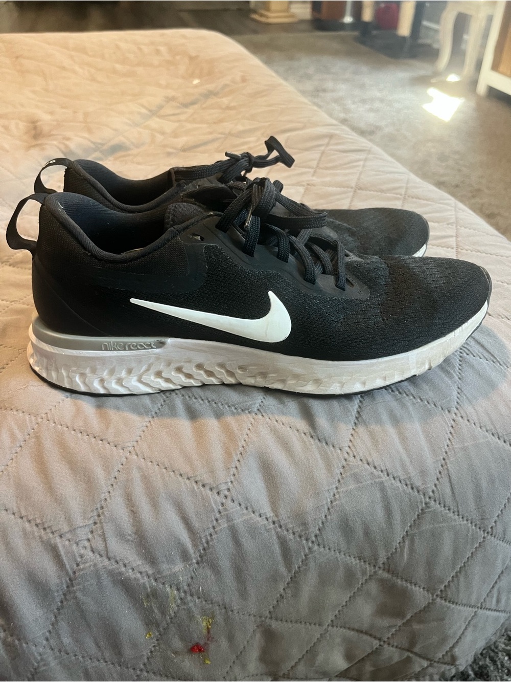 Nike Women’s Black Athletic Lace-Up Sneakers